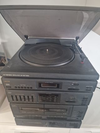 Equipo de musica tocadiscos vinilo cd cassette 