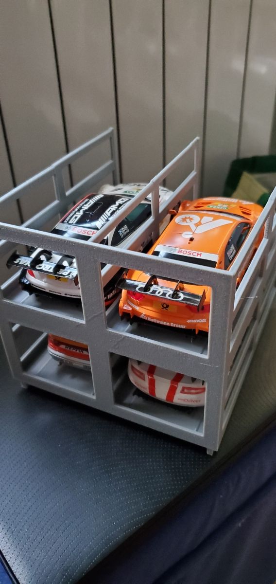 Scalextric garaje 4 coches