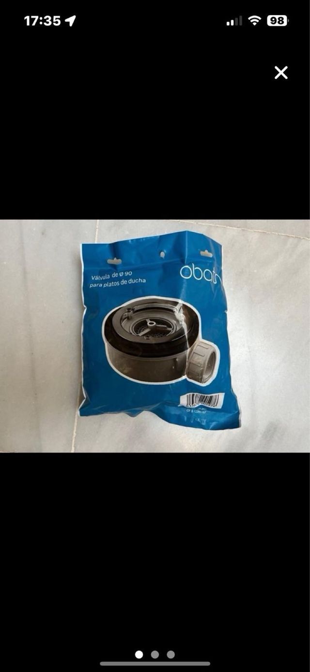 Valvula ducha 90 para Oscar