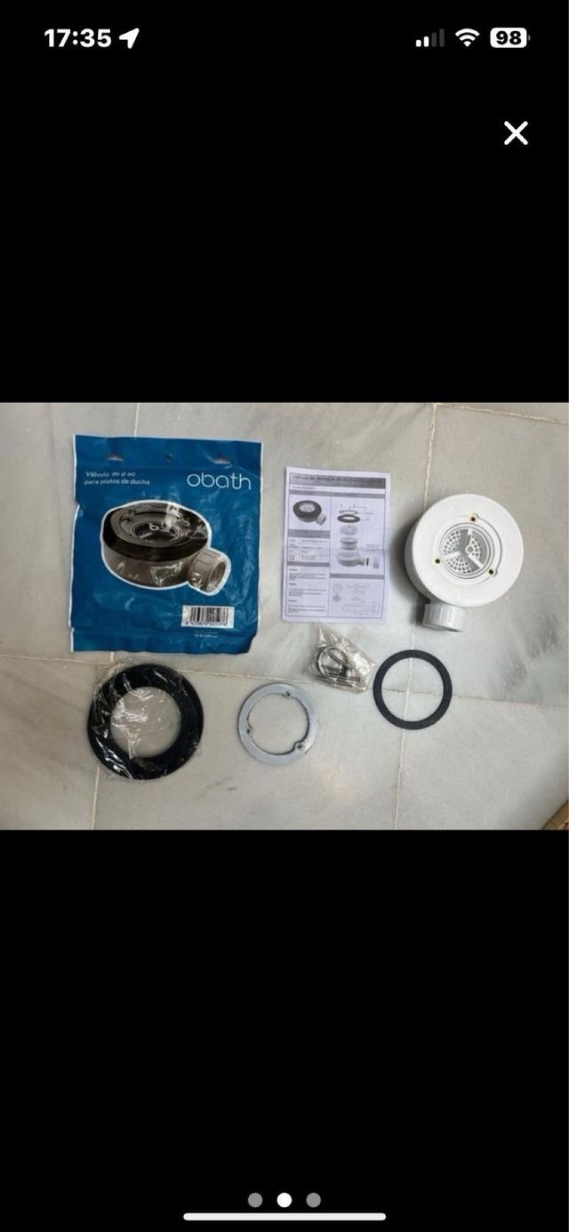 Valvula ducha 90 para Oscar