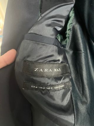 Chaqueta de Traje Zara Man