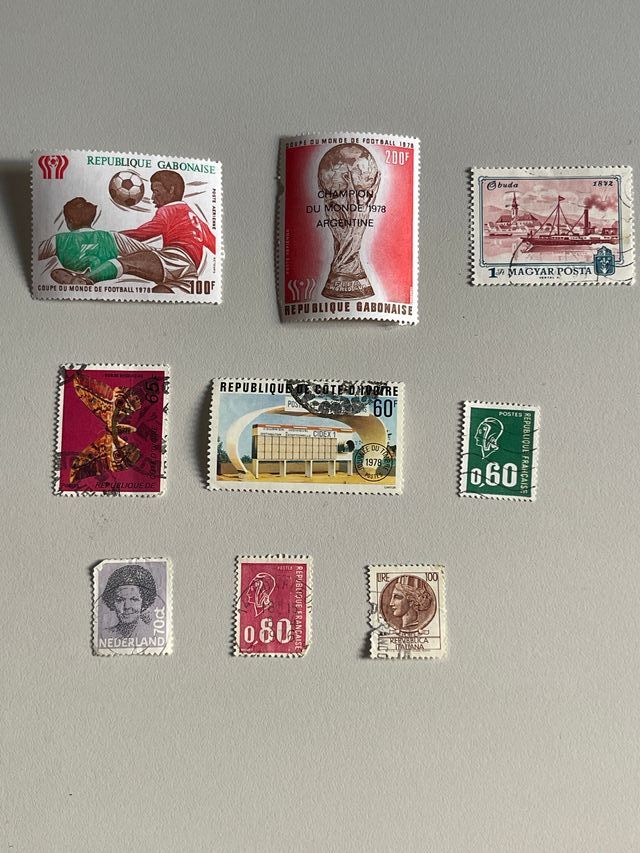 LOTE DE SELLOS DEL MUNDO VINTAGE