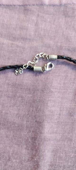 Cordón gargantilla negro