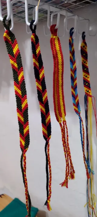 Pulseras con la bandera de España