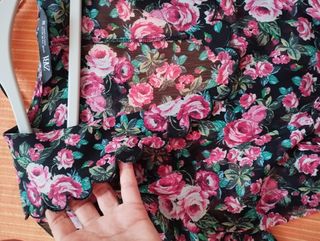 Camisa vaporosa semitransparente