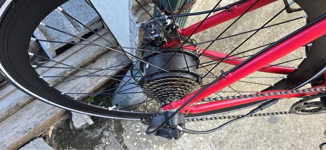 Bicicleta EBFEC R2 Skiron Red  Urban eBike  70 km