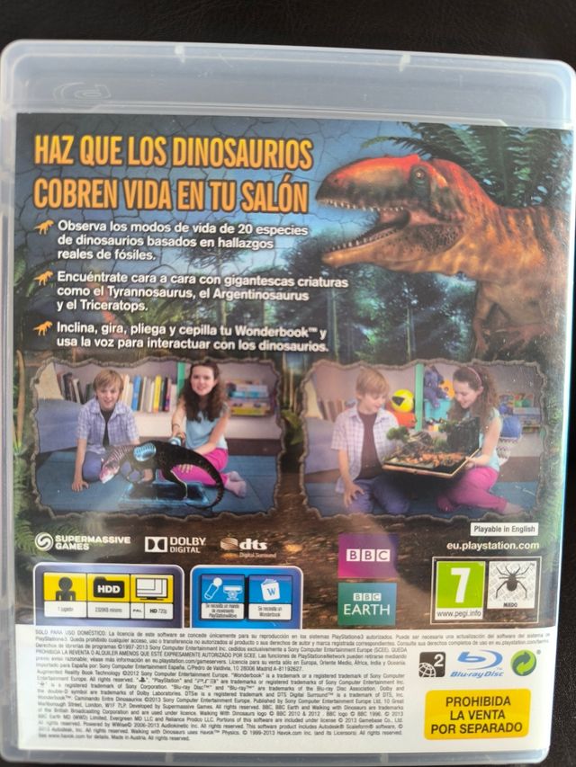 PS3 JUEGO CAMINANDO ENTRE DINOSAURIOS
