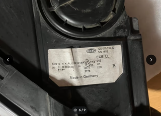 Faro xenón direccional BMW f10 GT derecho