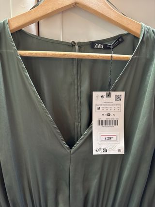 Mono verde Zara