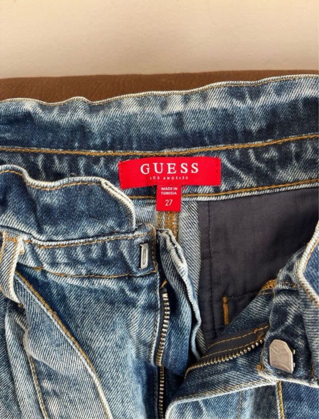 Pantalones mujer vaqueros azules de GUESS Original