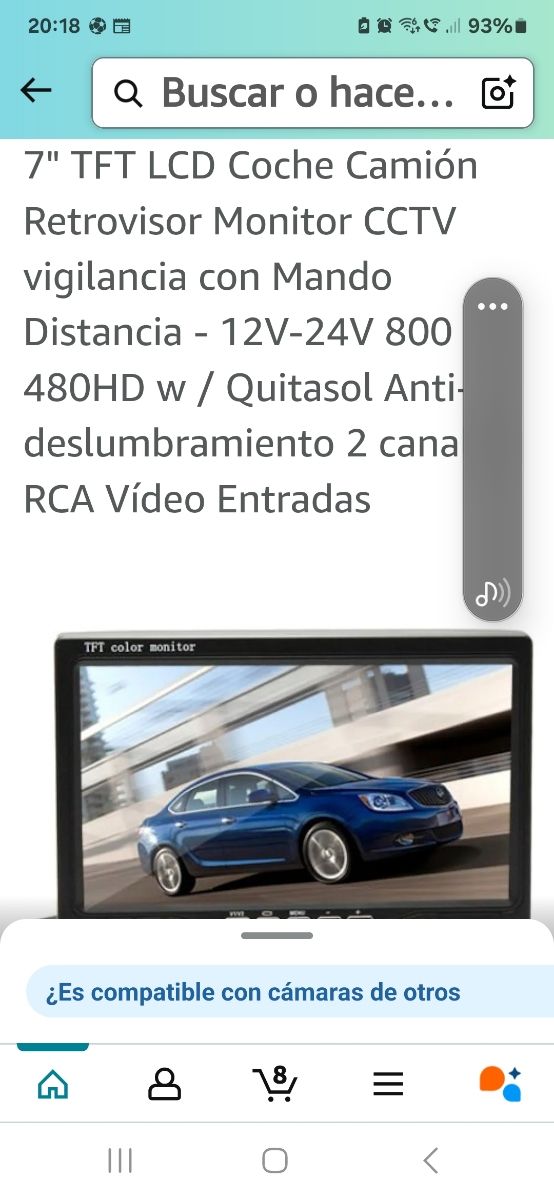 Monitor para coche