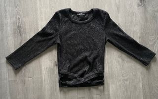 Jersey manga 3/4 color negro de Bershka en talla M 