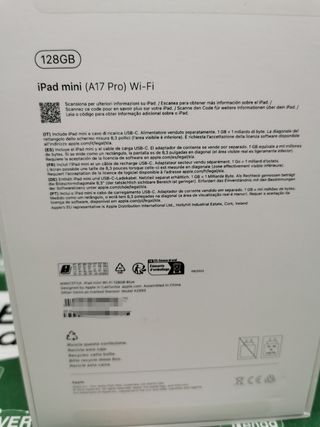 IPAD MINI A17 PRO 128gb Azul con funda.