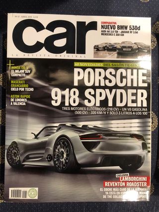 Revista autos “ CAR “.