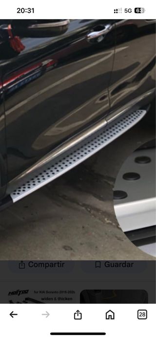 Estriberas de kia sorento 2017. 2.2 crdi 200 cv