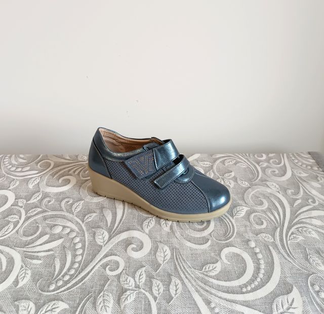Scarpe donna estive tg.36 traspiranti con rialzo
