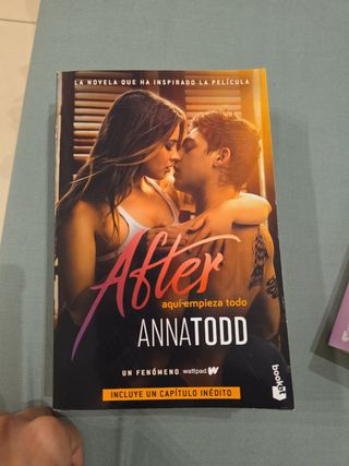 Libro After: aquí empieza todo y After: en mil ped