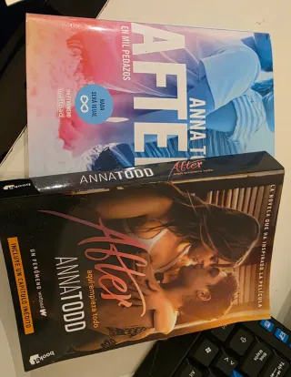 Libro After: aquí empieza todo y After: en mil ped