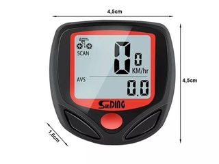 Contachilometri Tachimetro Bici Digitale 15 Funzi
