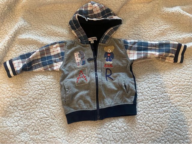 Set felpa pantaloni e maglia maniche lunghe 9/12m