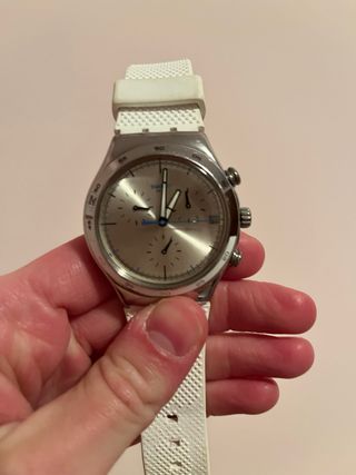 Swatch irony.