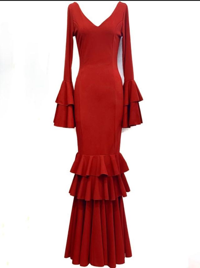 Traje flamenca ,precioso talla m