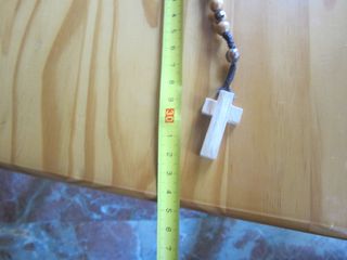 ROSARIO DE MADERA DE ITALIA ANTIGUO