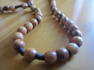 ROSARIO DE MADERA DE ITALIA ANTIGUO