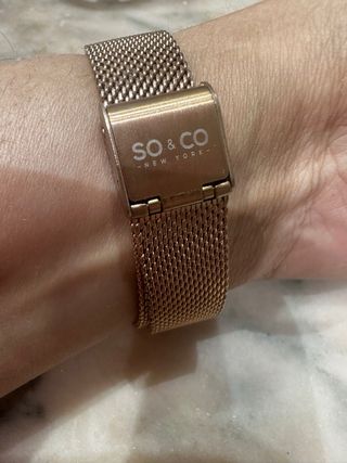 Reloj de Mujer Acero Dorado de SO  CO New York