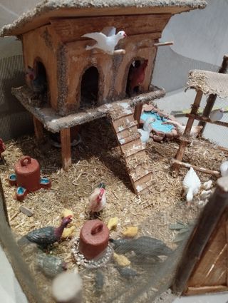 Gallinero para belén