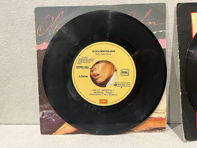 Lote 5 singles Olivia Newton-John