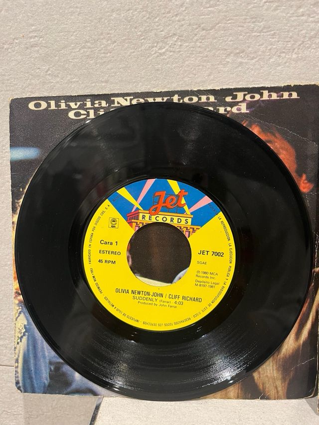 Lote 5 singles Olivia Newton-John