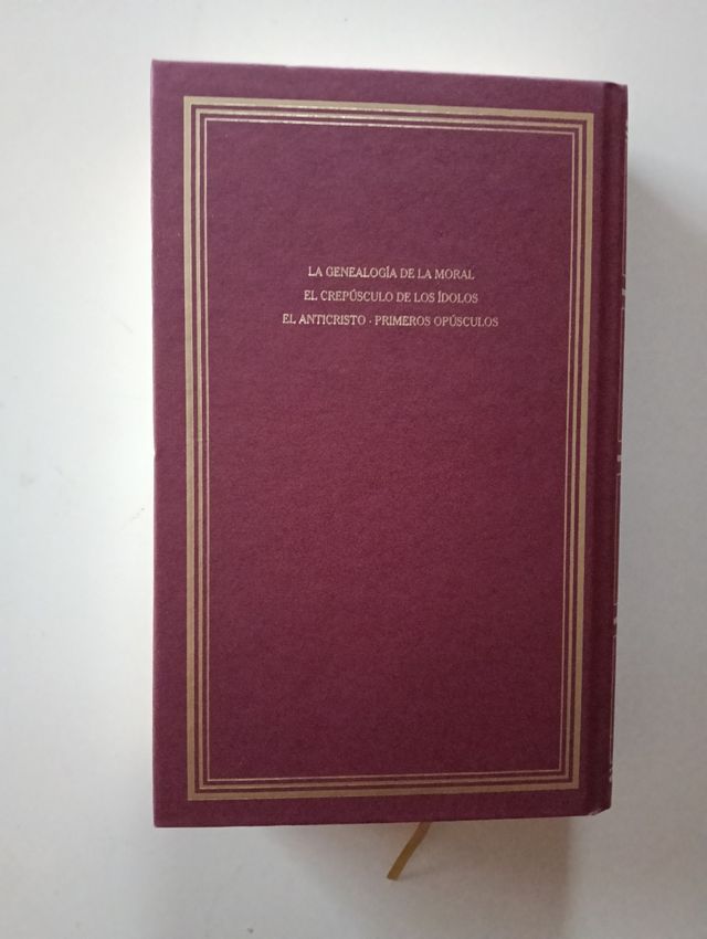 Nietzsche Gredos La genealogía de la mor