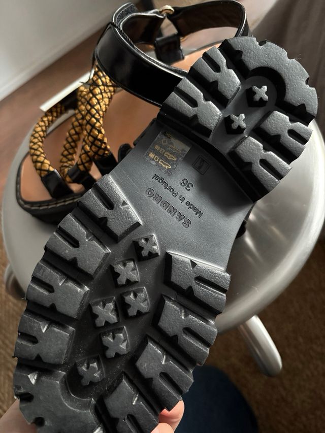 Sandalias piel Sandro