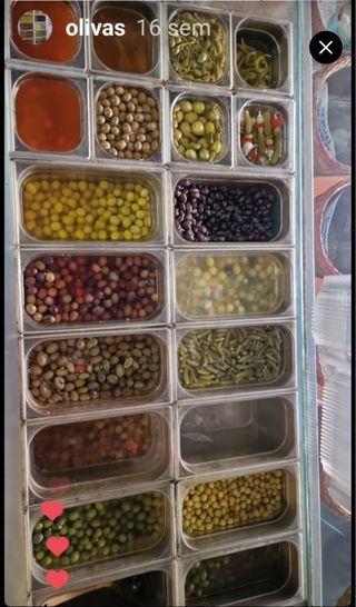 Vitrina  expositor para encurtidos