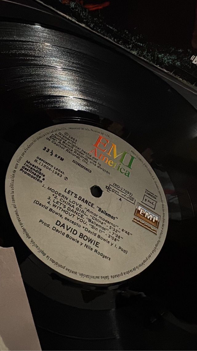 Promo David Bowie  Let's Dance