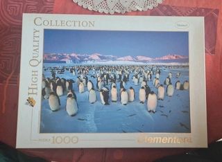 Puzzle 1000 pz clementoni pinguini