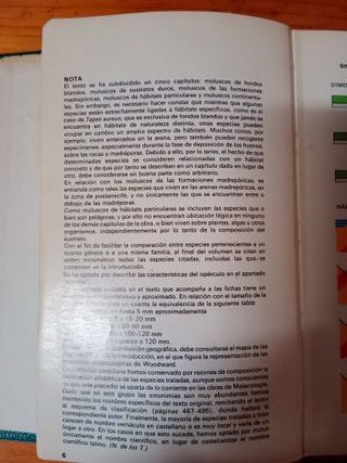 libro de moluscos