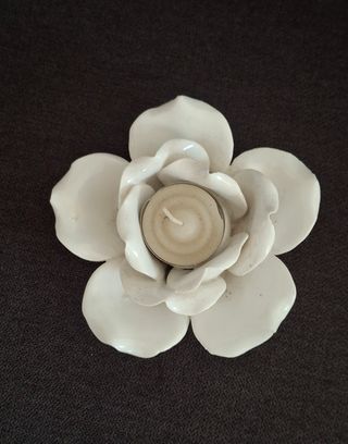 Portacandele in ceramica 