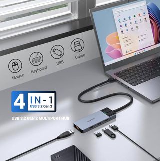  HOPDAY 4 Puertos Hub USB nuevo 