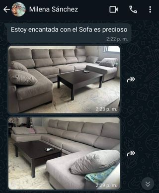 Sofas U deslizantes