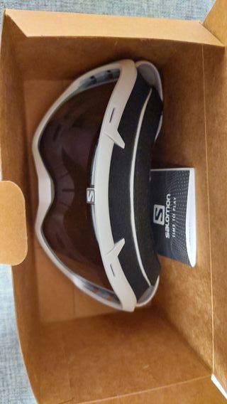 Gafas de esquí Salomon, modelo Aksium color blanco