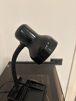Lampada da Tavolo Organizer Design Funzionale Nera