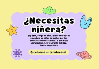 Cuidadora de niños pequeños