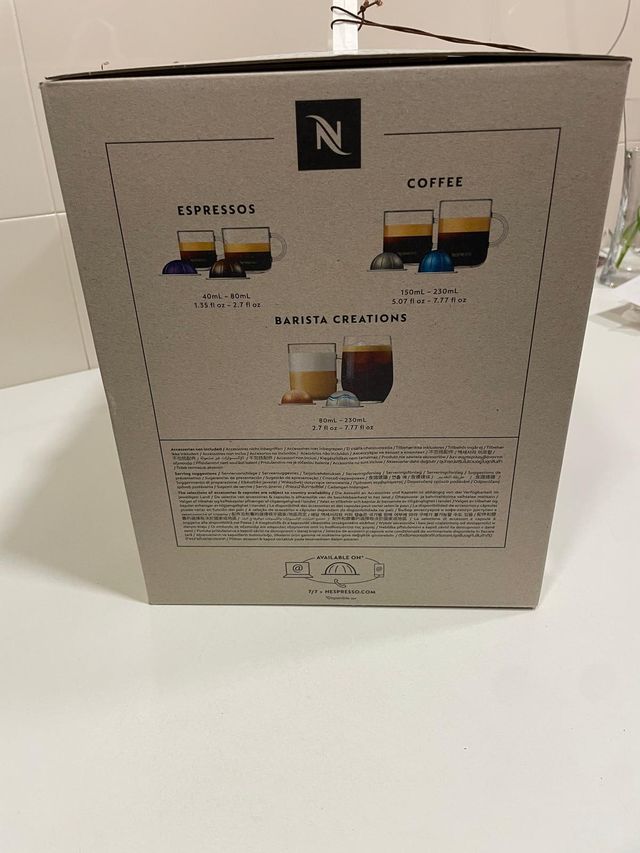 Cafetera nespresso Vertuo pop