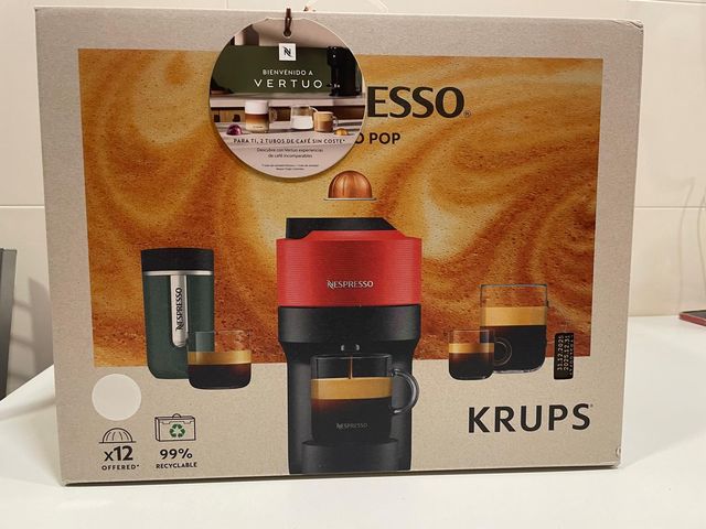 Cafetera nespresso Vertuo pop
