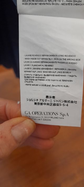 Abito cerimonia Armani