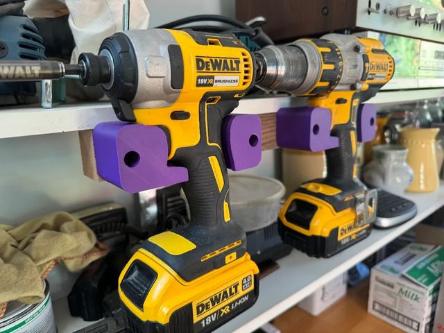 2xSoportes talados o atornilladores modelo drewalt