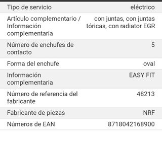 Módulo EGR completo