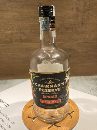 Bottiglia Chairman’s Reserve Spiced vuota